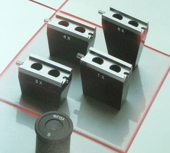 Groothoek micrometer-oculair WF 10x 1