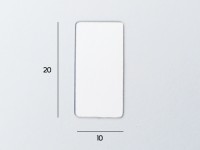 Glue boards Transparent 10x20mm.