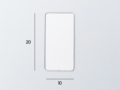 Glue boards Transparent 10x20mm.